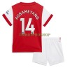 Original Trikotsatz Arsenal Pierre-Emerick Aubameyang 14 Heimtrikot 2021-22 Für Kinder